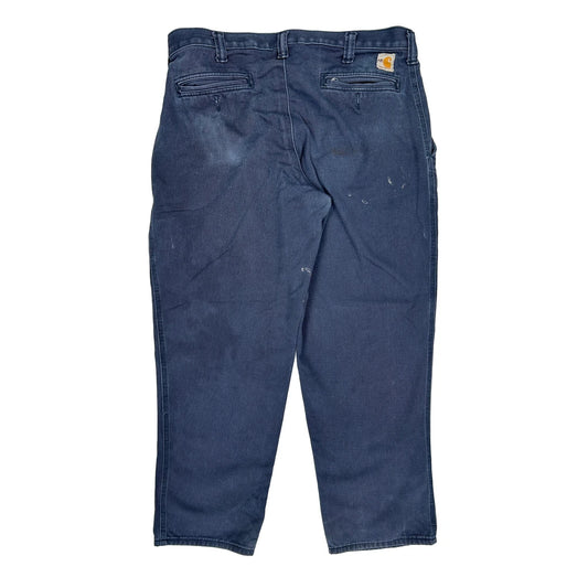 Vintage Carhartt Trousers - 36W 29L Blue Cotton Blend