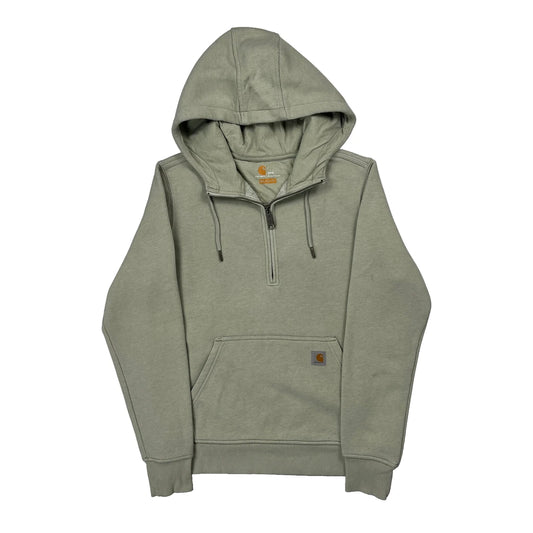Vintage Carhartt Hoodie - Small Grey Cotton