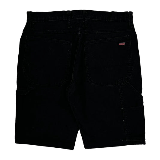 Dickies Denim Shorts - 32W 11L Black Cotton