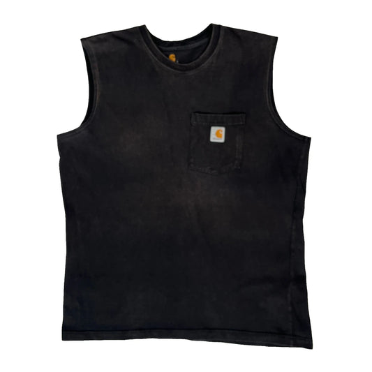 Carhartt Vest - Large Black Cotton