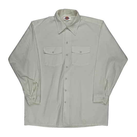 Dickies Shirt - XL White Cotton