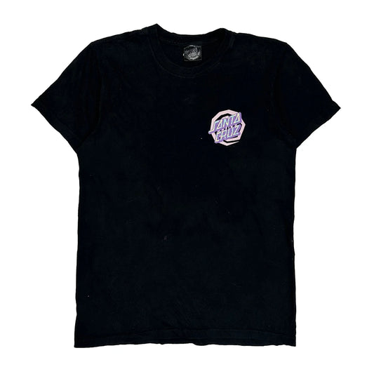 Santa Cruz Graphic T-Shirt - Small Black Cotton