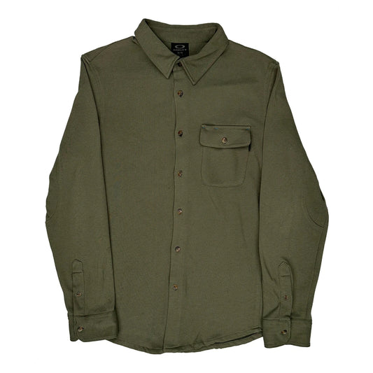Vintage Oakley Shirt - Medium Green Cotton