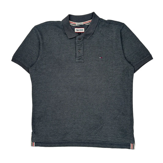 Hilfiger Denim Polo Shirt - Large Grey Cotton