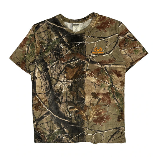 Realtree Camo T-Shirt - Large Camo Cotton