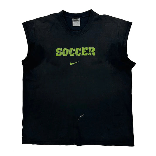 Soccer Nike T-Shirt - XL Black Cotton