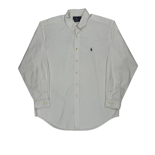 Ralph Lauren Shirt - Large White Cotton
