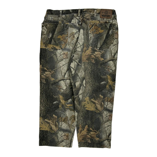 Wrangler Camo Cargo Trousers - 38W 30L Camo Cotton