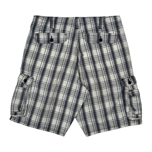 Lee Cargo Shorts - 34W 11L Grey Cotton