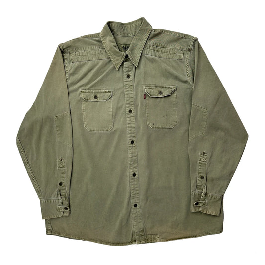 Levis Denim Shirt - XL Green Cotton