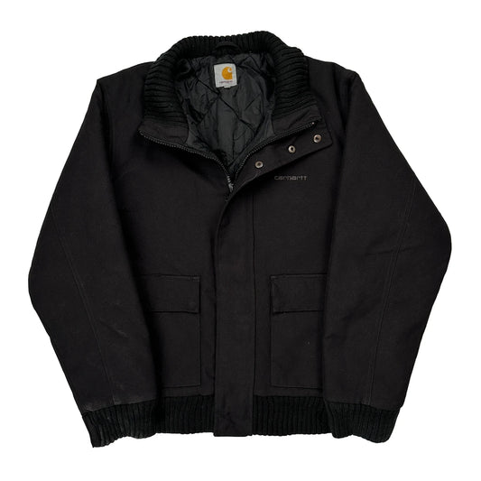 Vintage Carhartt Jacket - Medium Black Polyester