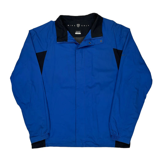 Vintage Nike Golf Windbreaker - Large Blue Polyester