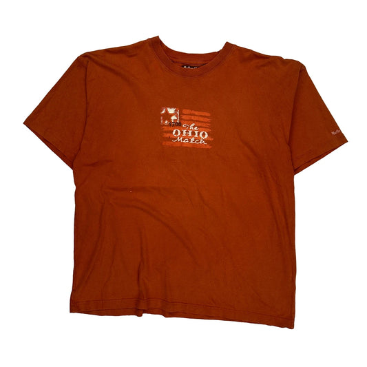 Ohio March Marlboro Classics Graphic T-Shirt - XL Orange Cotton