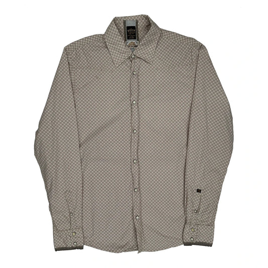 Scotch & Soda Shirt - Large Beige Cotton