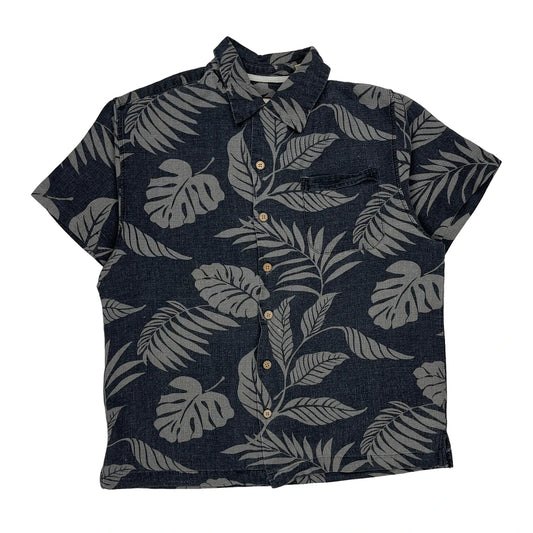 Jamaica Jaxx Hawaiian Shirt - Medium Grey Silk