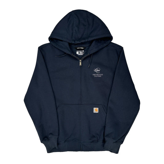 Vintage Rain Defender Carhartt Hoodie - Large Navy Cotton