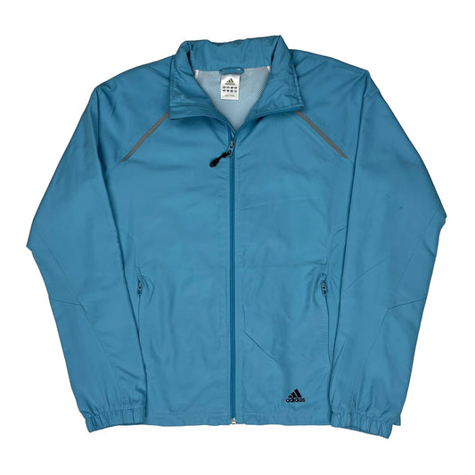 Adidas Jacket - Large Blue Polyester