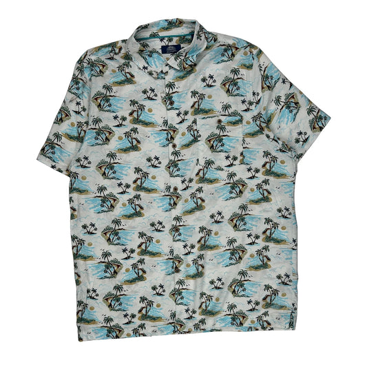 Havana Jim Floral Hawaiian Shirt - Large Multicoloured Viscose