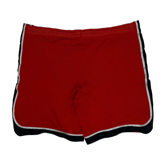 Nike Sport Shorts - Large Red Polyester