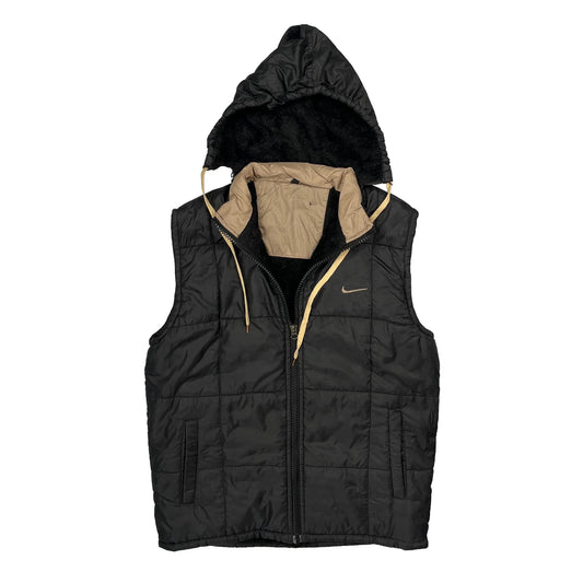 Swoosh Logo Nike Puffer - Large Black Polyester