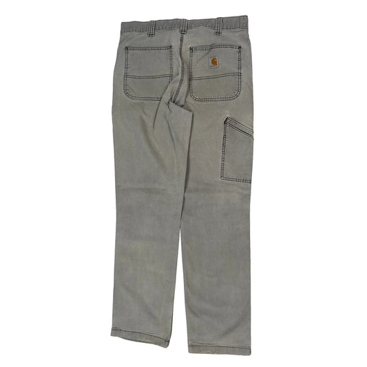 Carhartt Carpenter Trousers - 32W 34L Grey Cotton