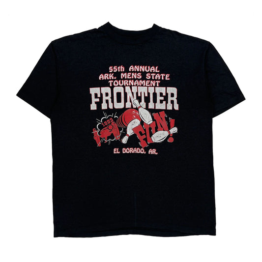 55Th Annual Ark. Mens State Tournament Hanes Graphic T-Shirt - XL Black Cotton Blend