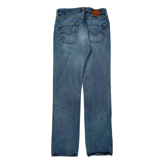 501 Levis Jeans - 28W 32L Blue Cotton