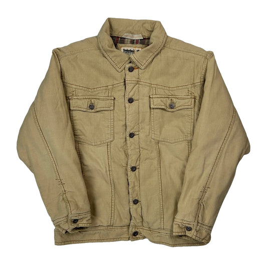 Timberland Cord Jacket - Large Beige Corduroy