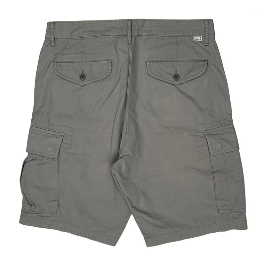 Levis Cargo Shorts - 34W 10L Grey Cotton