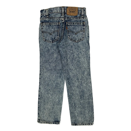 Age 8-9 Levis Jeans - Medium Acid Wash Denim