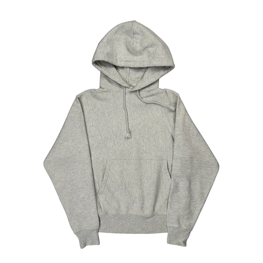 Reverse Weave Champion Hoodie - Small Grey Cotton Blend