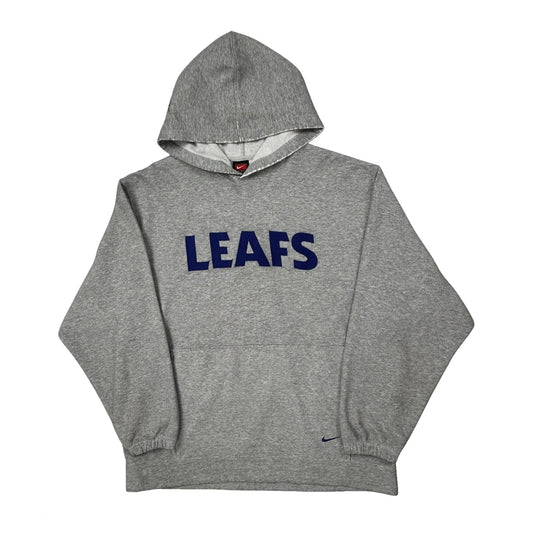 Toronto Maple Leafs Nike Hoodie - Medium Grey Cotton