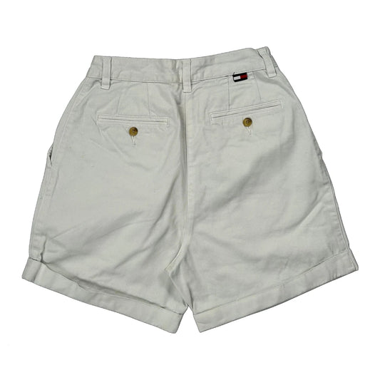 Tommy Hilfiger Shorts - 23W UK 4 White Cotton