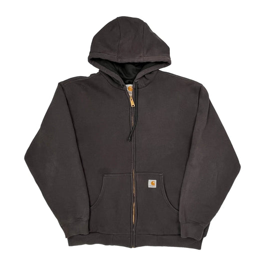 Carhartt Thermal Lined J149 Hoodie - XL Black Cotton Blend