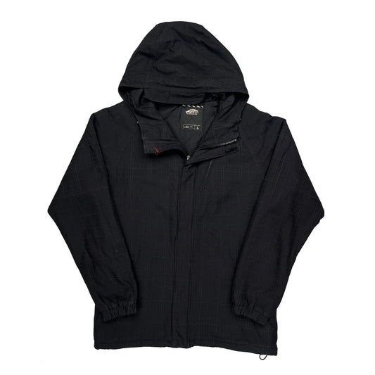Vintage Vans Windbreaker - Large Black Polyester