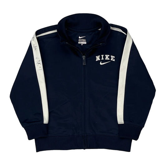 Age 3 Nike Track Jacket - Small Navy Polyester