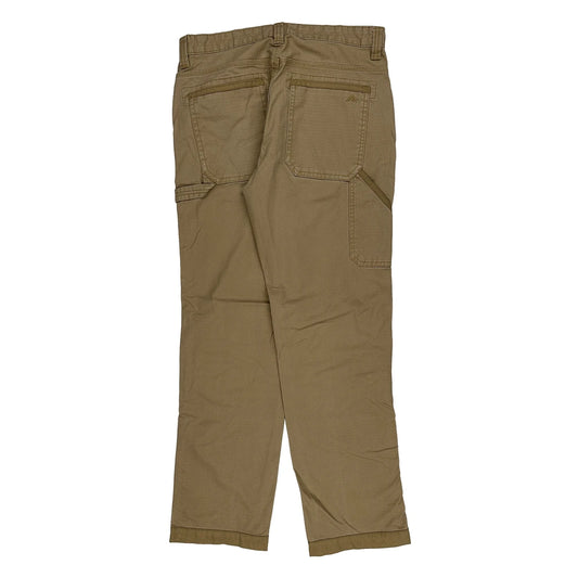 Ridegcut Cargo Trousers - 33W 34L Khaki Cotton Blend