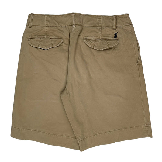 Vintage Polo By Ralph Lauren Chino Shorts - 34W 8L Khaki Cotton