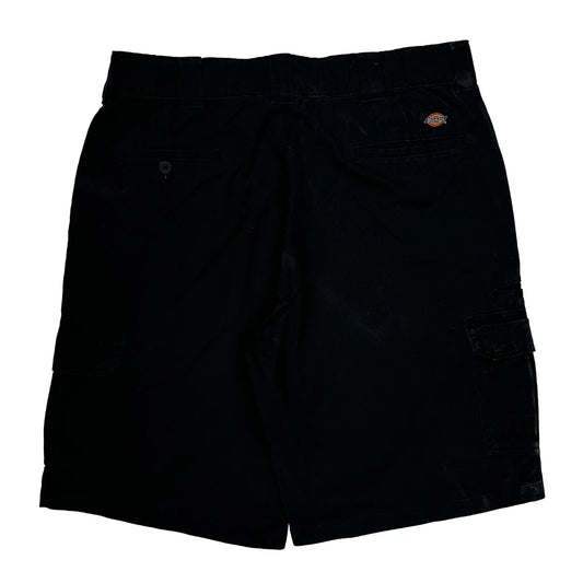 Dickies Cargo Shorts - 35W 12L Black Cotton
