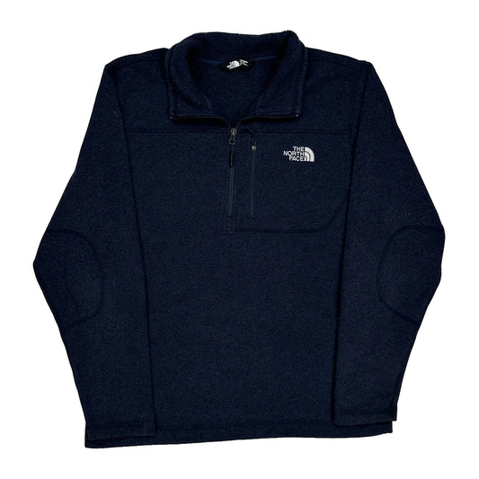 The North Face Fleece - Large Navy Polyester