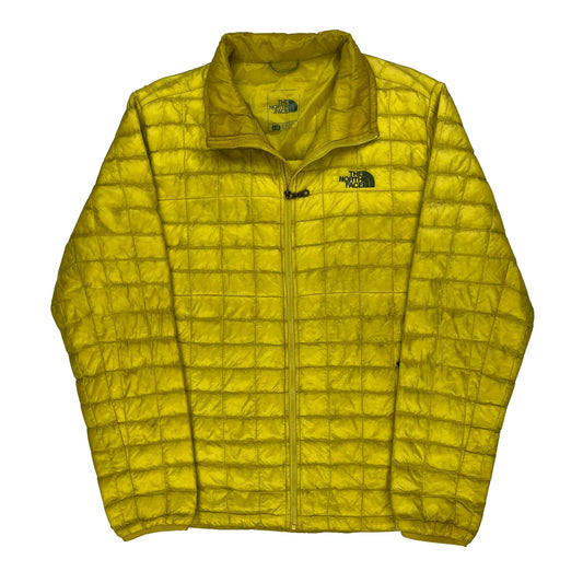 The North Face Puffer - Large Yellow Nylon