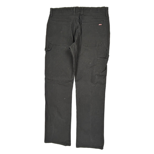 Dickies Cargo Cargo Trousers - 34W 32L Black Cotton