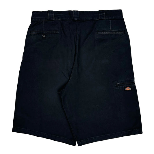 Dickies Baggy Shorts - 36W 12L Black Cotton
