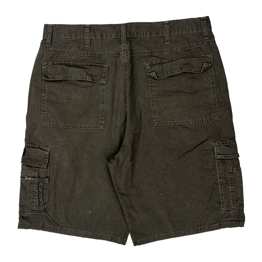 Wrangler Cargo Shorts - 36W 10L Grey Cotton