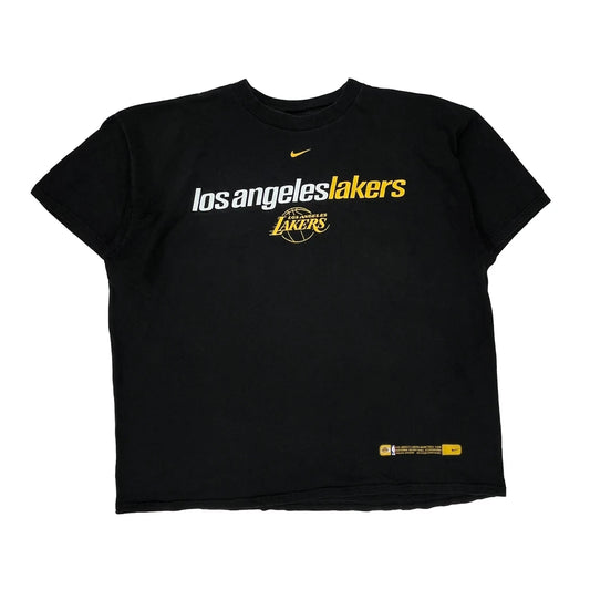 Los Angeles Lakers Nike T-Shirt - XL Gold Cotton