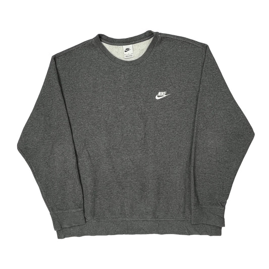 Nike Sweatshirt - XL Grey Cotton
