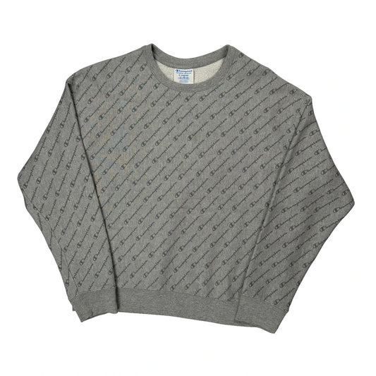 Reverse Weave Champion Sweatshirt - XL Grey Cotton Blend