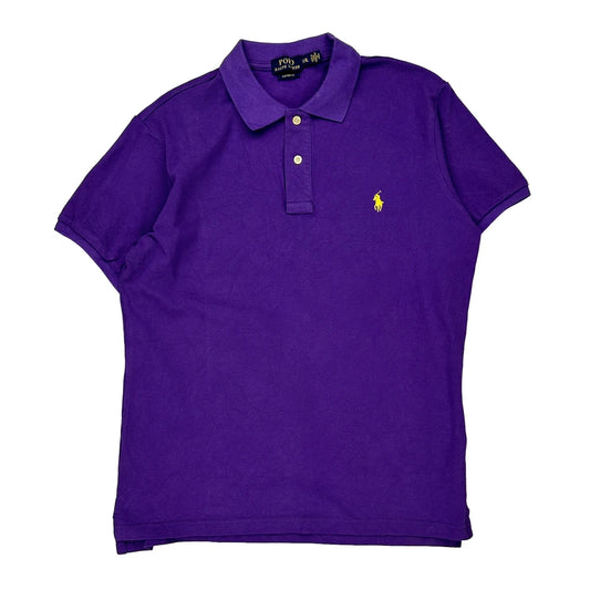 Polo By Ralph Lauren Polo Shirt - 2XL Purple Cotton