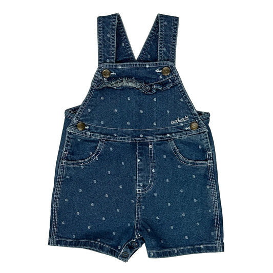 Age 24 Months Carhartt Polka Dot Dungarees - 3XS Blue Cotton