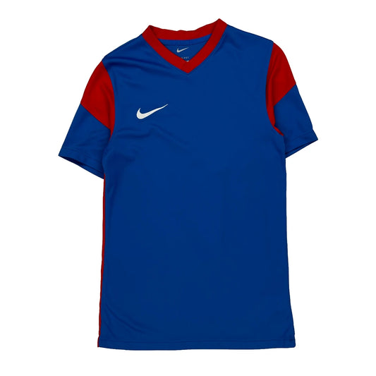 Vintage Number 47 Nike Slim Fit Football Shirt - Small Blue Polyester